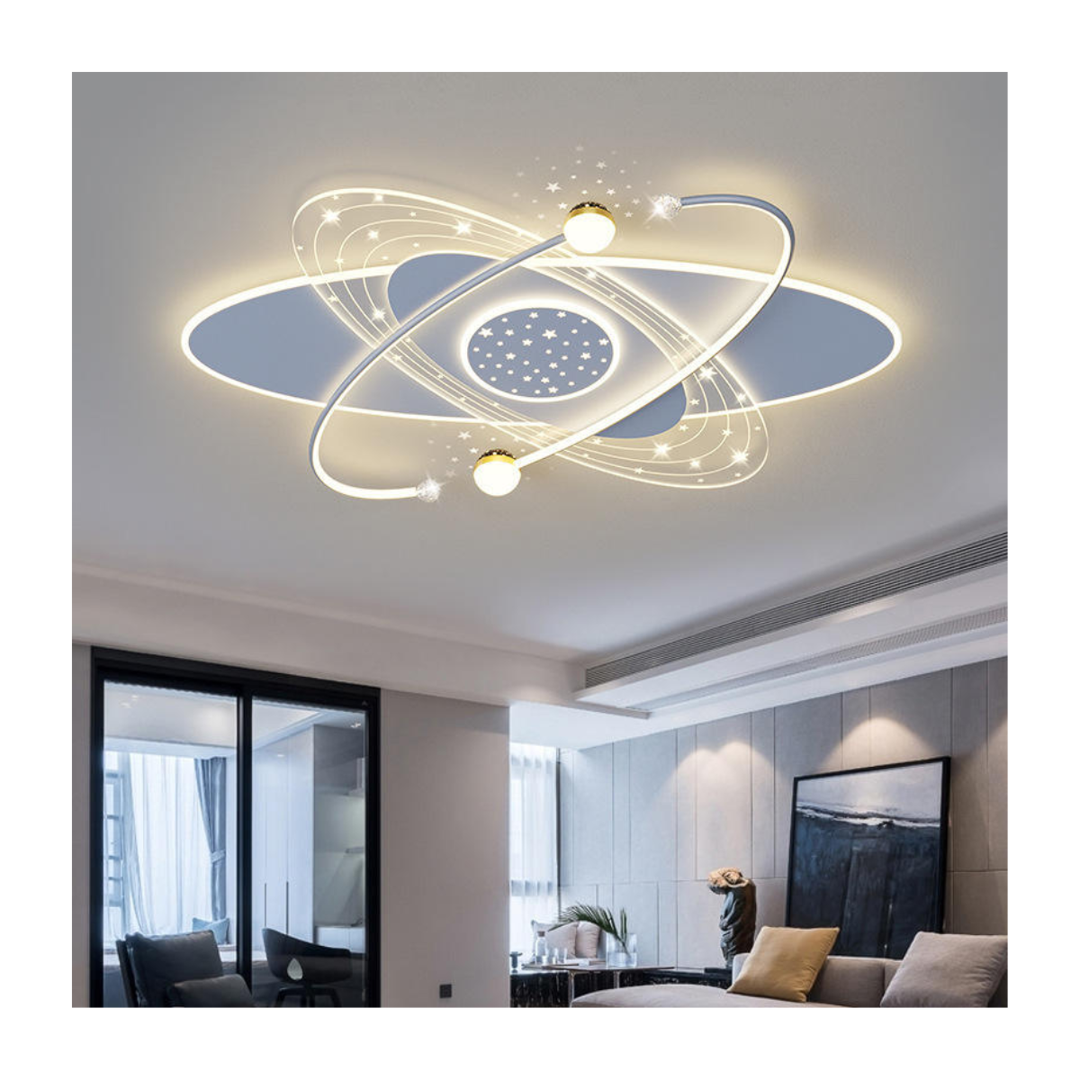Cloud & Moon Ceiling Light